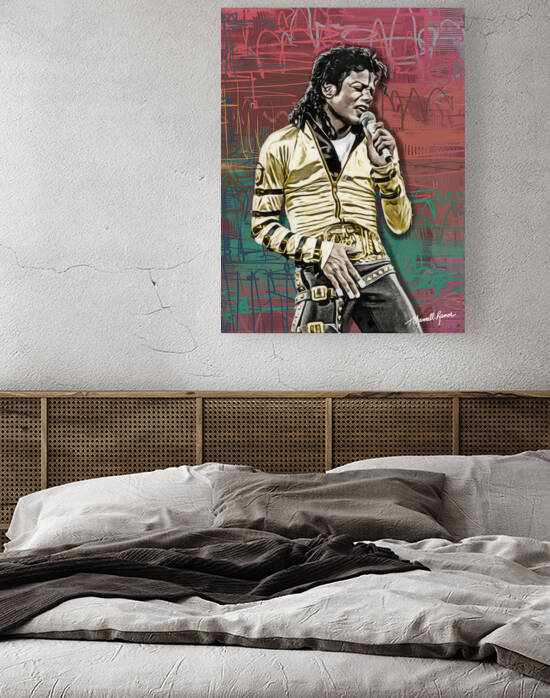 Michael Jackson 1997 HIStory Portrait 4 by T Channell Ramos