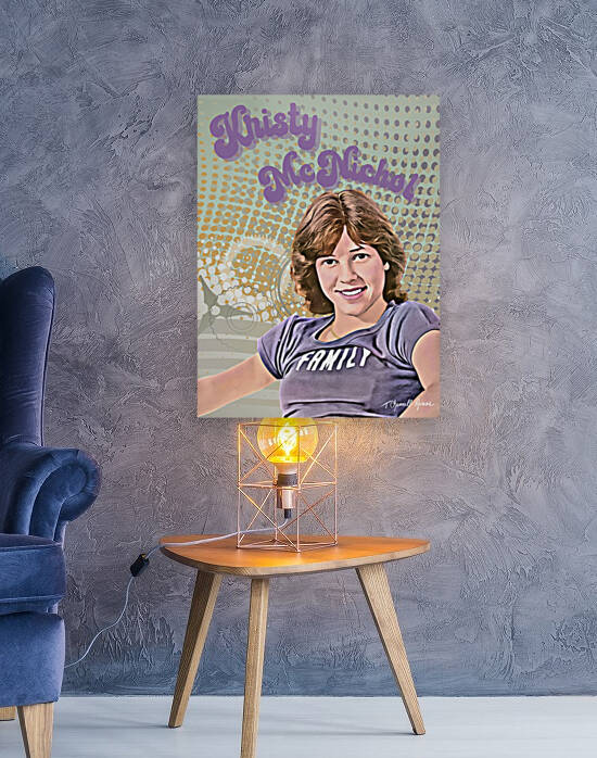 Kristy McNichol Portrait Print by T Channell Ramos