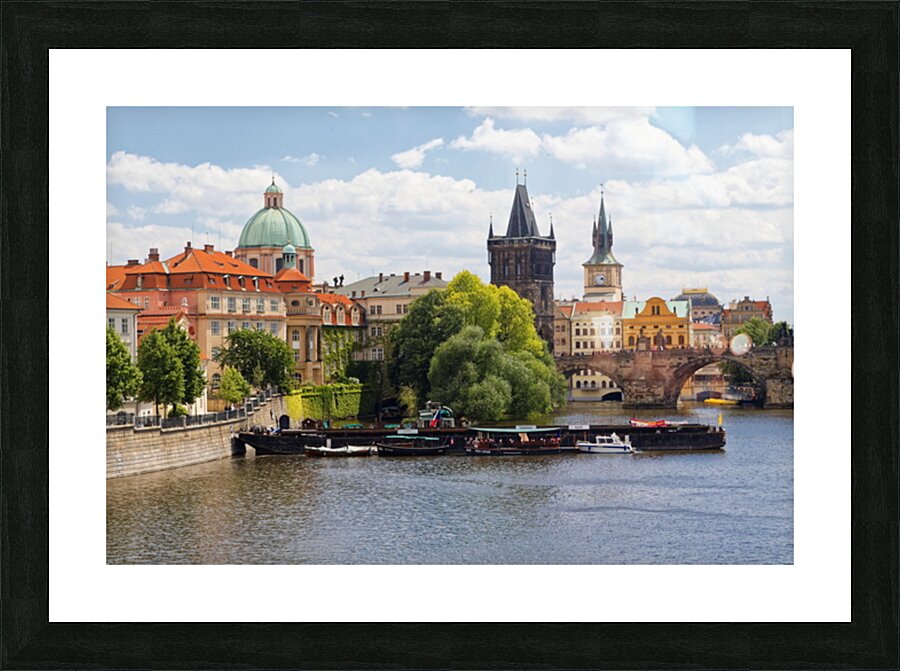 Cityscape Prague Picture Frame Printing