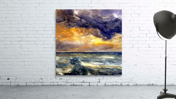 Storm at Sunset  Wall Preview