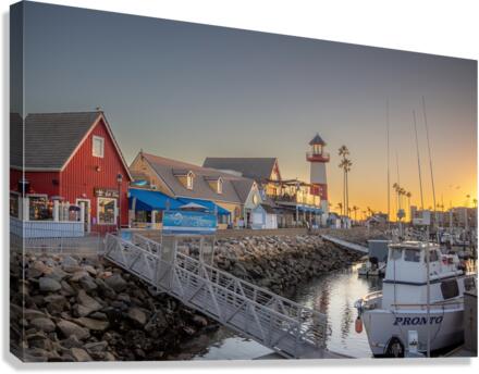 Harbor Village Canvas Print