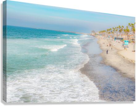 Bright Beach Day 3 Canvas Print