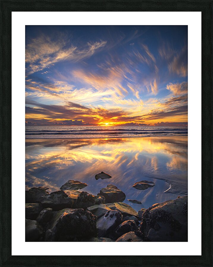 Low Tide Reflections Picture Frame print