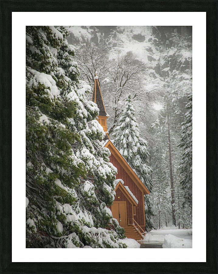 Hidden Chapel Picture Frame print
