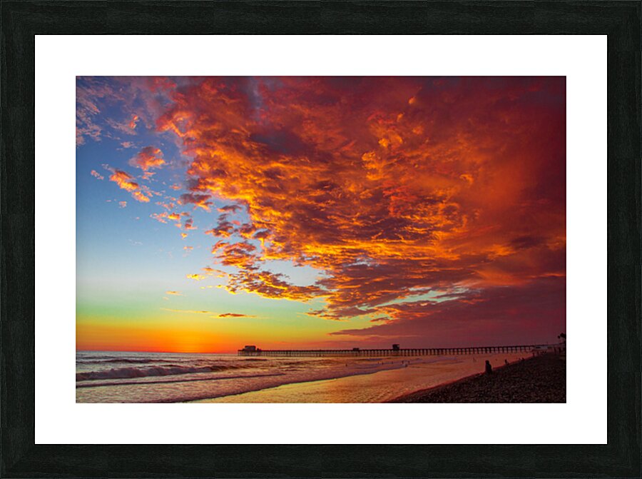 Sunset Afterburner Picture Frame print