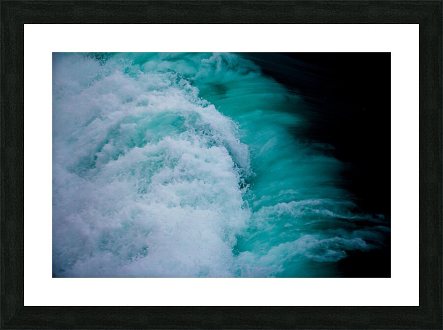 Hurricane Wave Picture Frame print