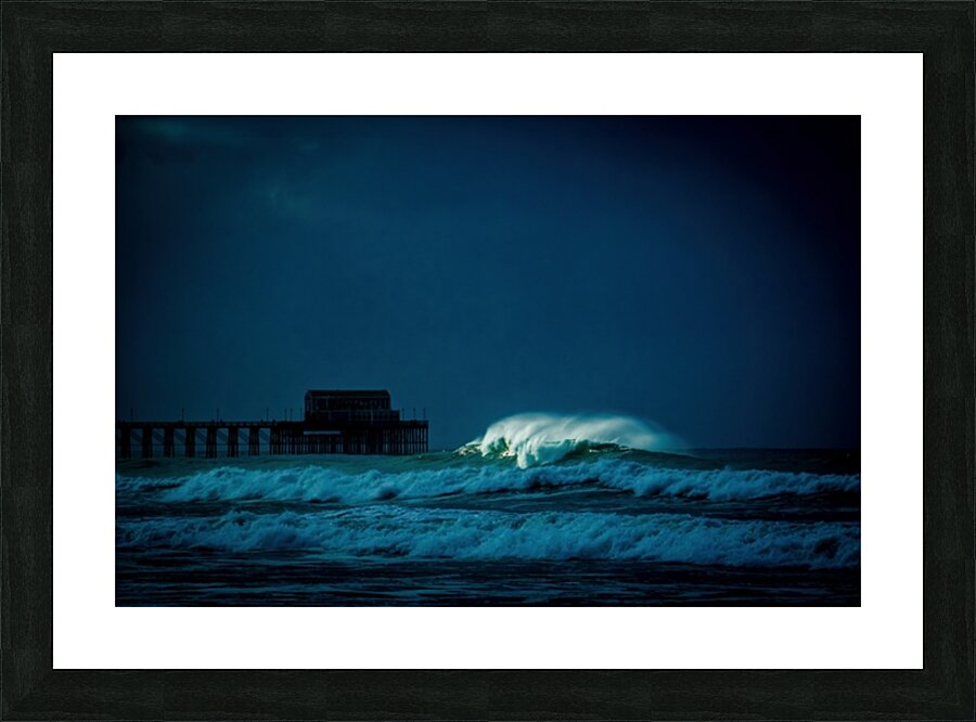 Light Waves Picture Frame print