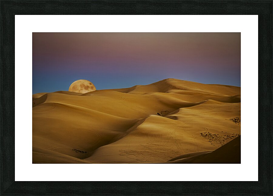 Dune Moon Picture Frame print