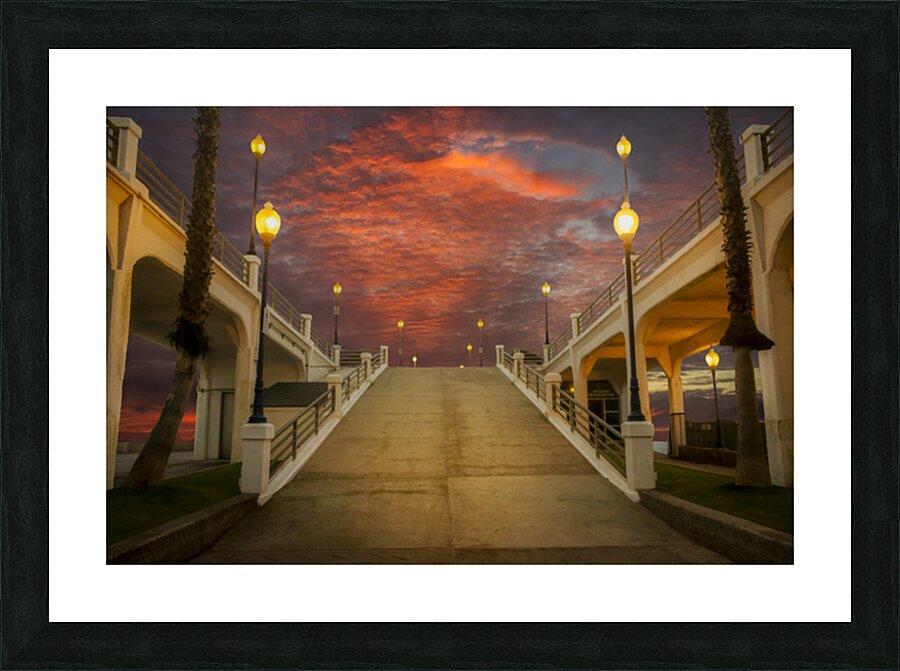 Pier Afterburn Picture Frame print