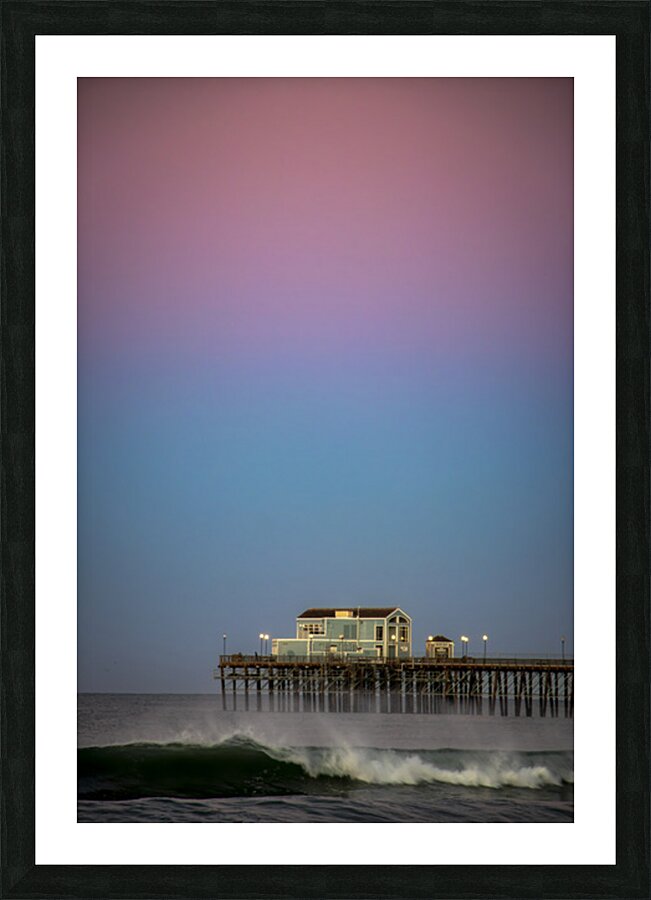 Pre Dawn Pink Picture Frame print