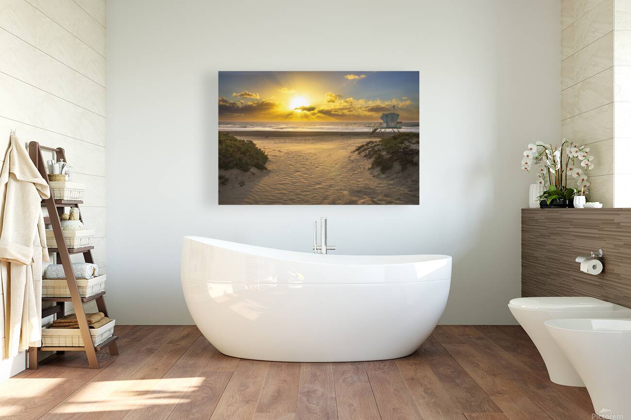 Sunrays at Carlsbad Reproduction