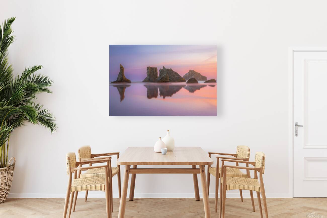 Sea Stack Reflections Reproduction