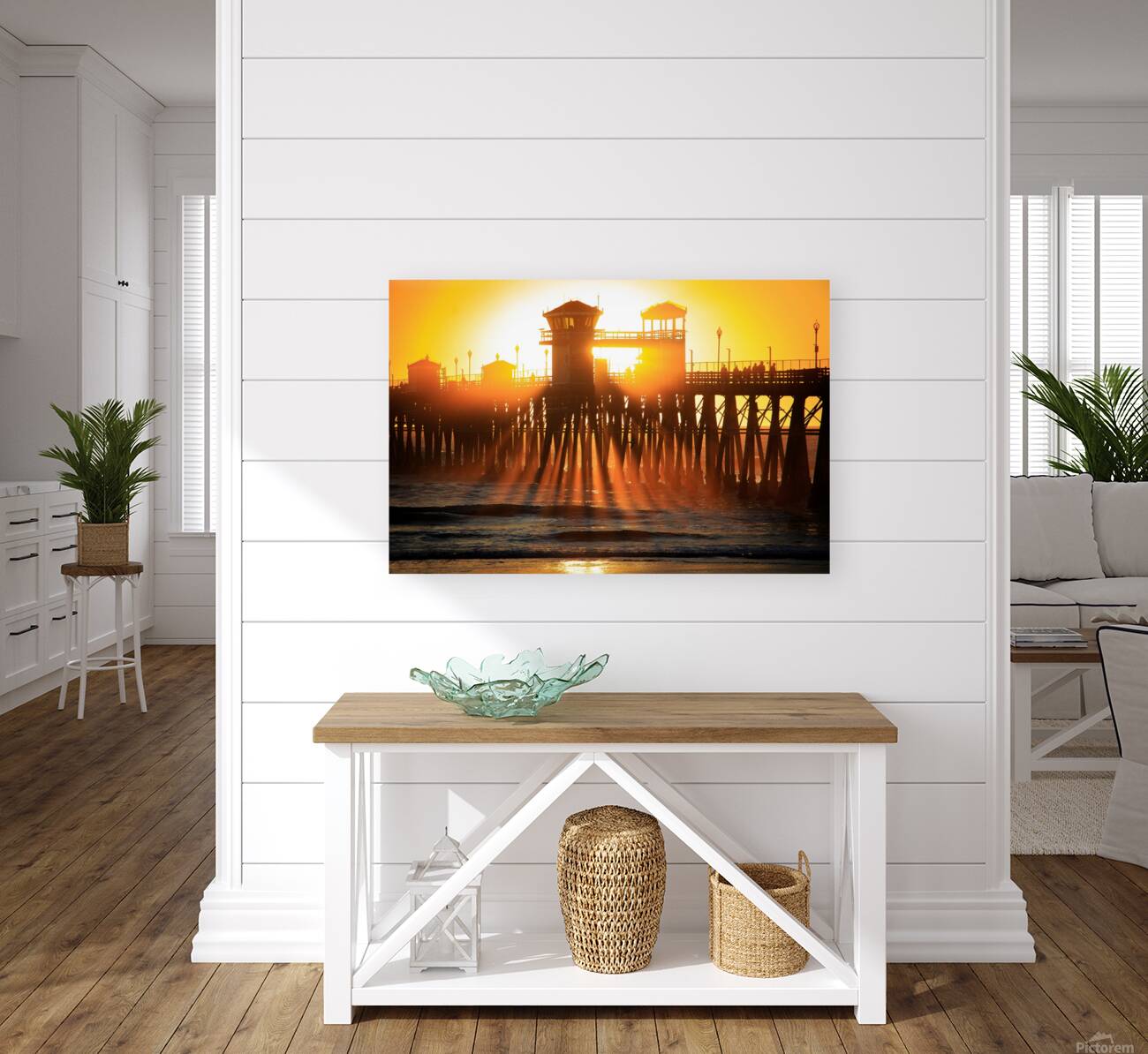 Sunset Pier Rays Reproduction