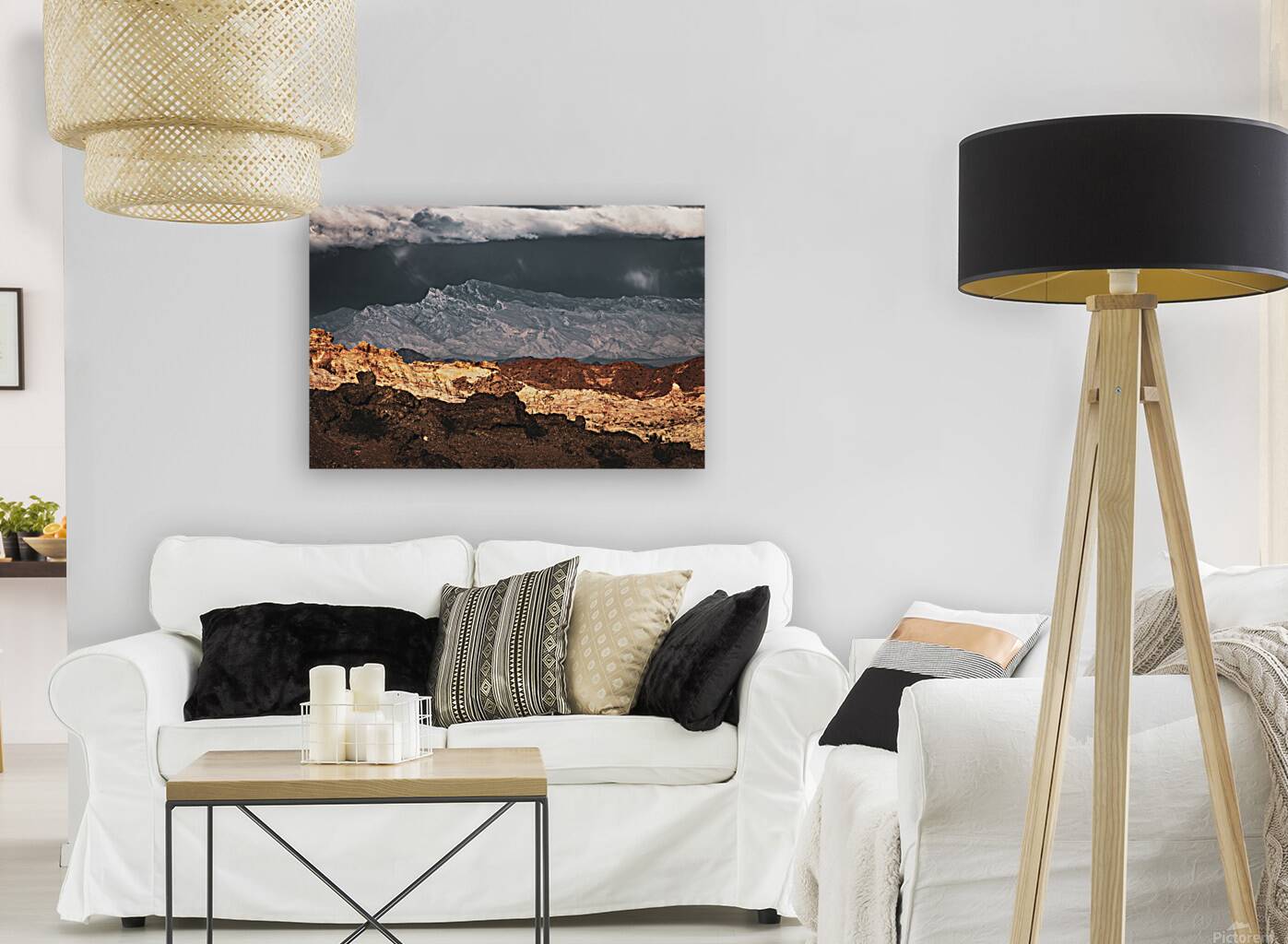 Storm Mountain Layers Reproduction