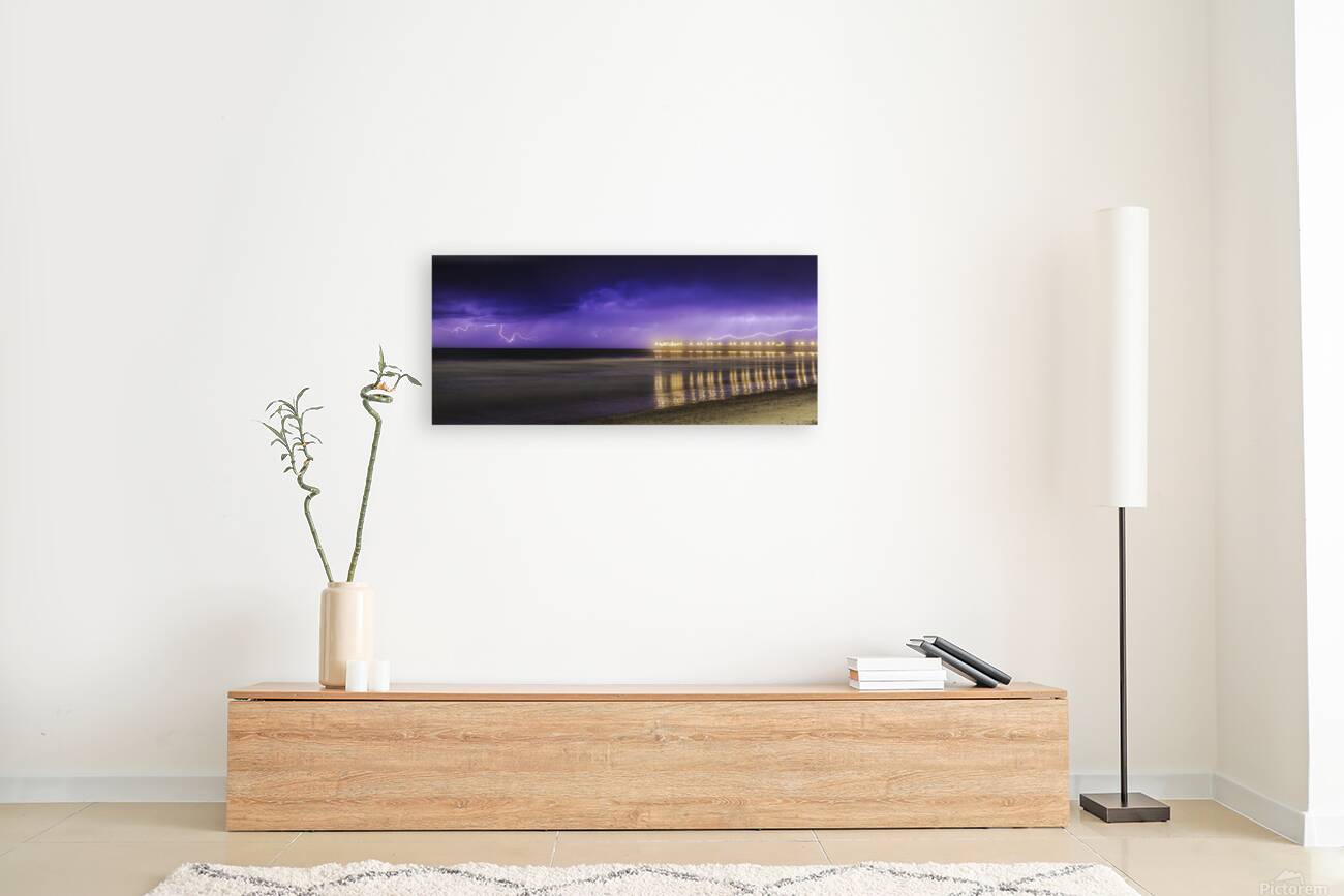 Pier Strike panoramic Reproduction
