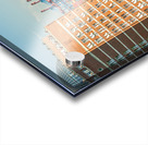 View of the Burchardkai container terminal and ship from Hamburg Övelgönne Germany Acrylic print