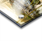 Sunset over pier and marina in Langballigau at the Baltic Sea in Northern Germany Acrylic print