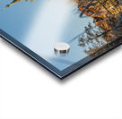 Historic medieval monastery of Bebenhausen in gorgeous winter landscape at sunrise  Acrylic print