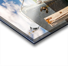 Scenic view of the harbour and waterfront in Flensburg Germany Acrylic print