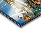 Luxurious sailing yacht in the harbour of Mali on the island of Losinj in the Adriatic Sea Croatia Acrylic print