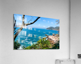 Lonely Fisherman in Rio de Janeiro Acrylic Print