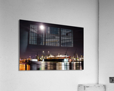 Container Ship at Night Acrylic Print