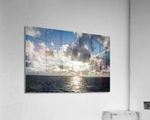 Silver Sunset Acrylic Print