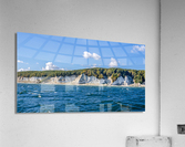 Chalk Cliff Acrylic Print