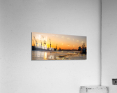 Elbe River Sunset Acrylic Print
