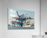 Tollerort Container Terminal Acrylic Print