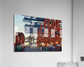 Harbor Cranes Acrylic Print