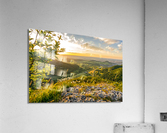 Rock Ledge Sunset Acrylic Print