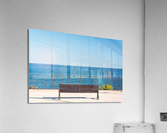 Ocean Bench Acrylic Print