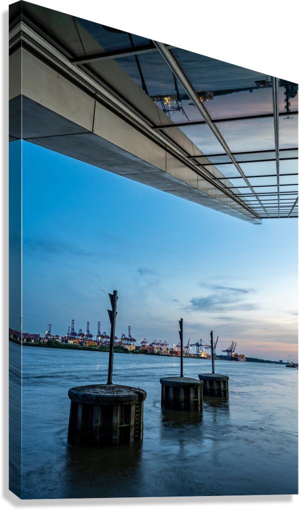 Dockland Upside Down  Canvas Print