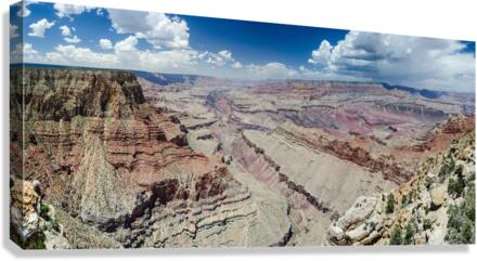 Panorama shot of the Grand Canyon USA Canvas Print