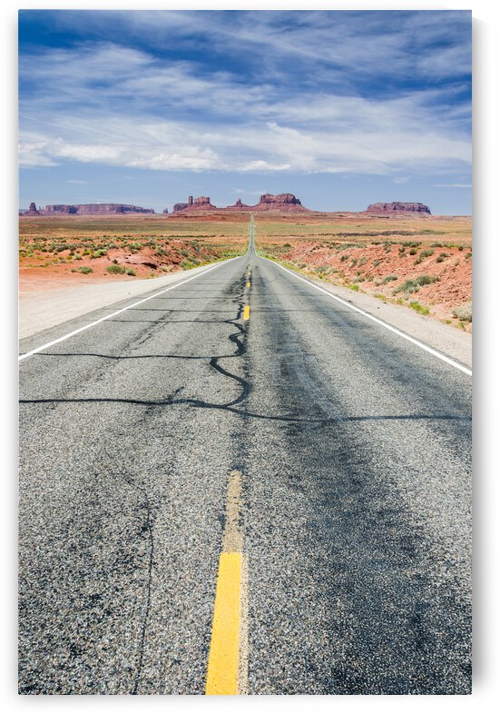 Road to Monument Valley by caladoart