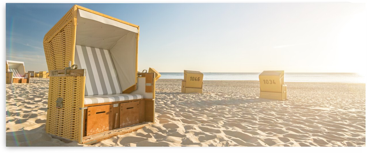 Beach Chairs  in Sylt by caladoart