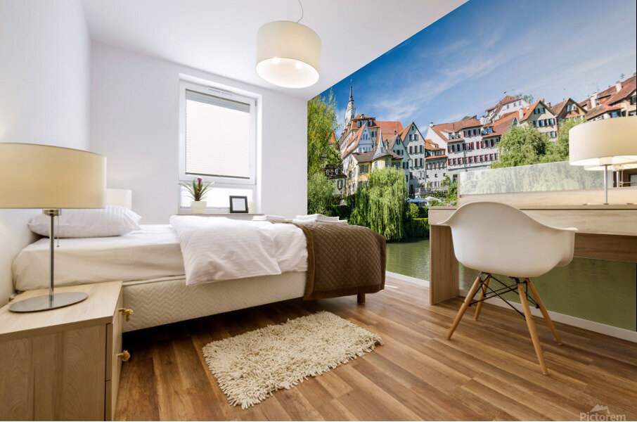 River Town Mural print