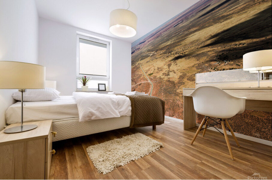 Colorful Desert Mural print