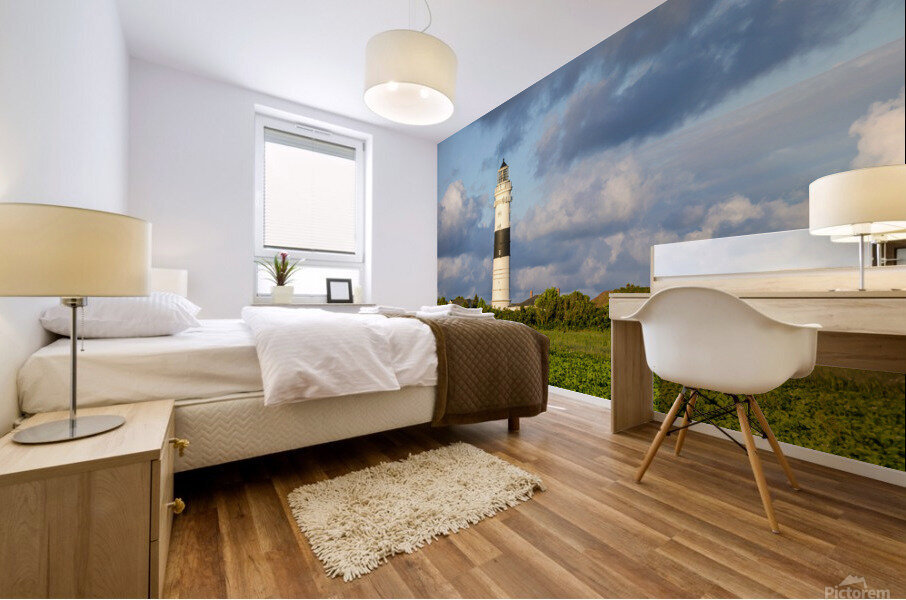 Lighthouse on Sylt Mural print