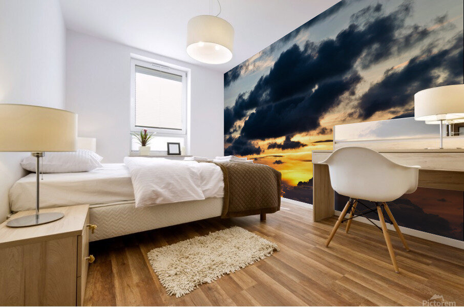 Colorful Sunset Mural print