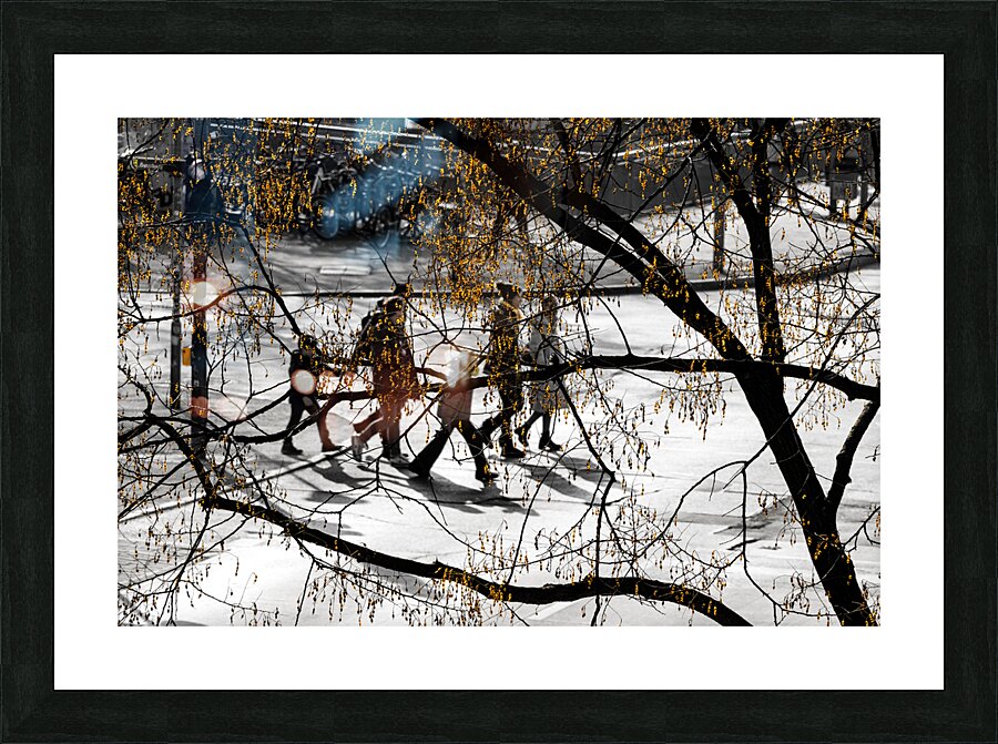 Organic Crossing Picture Frame print