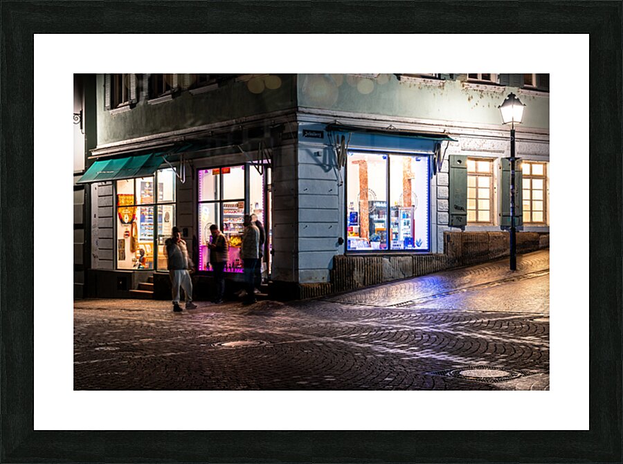 Corner Kiosk Picture Frame print