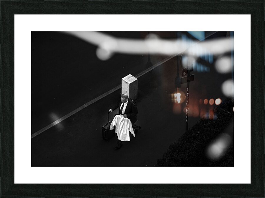 The Suit Picture Frame print
