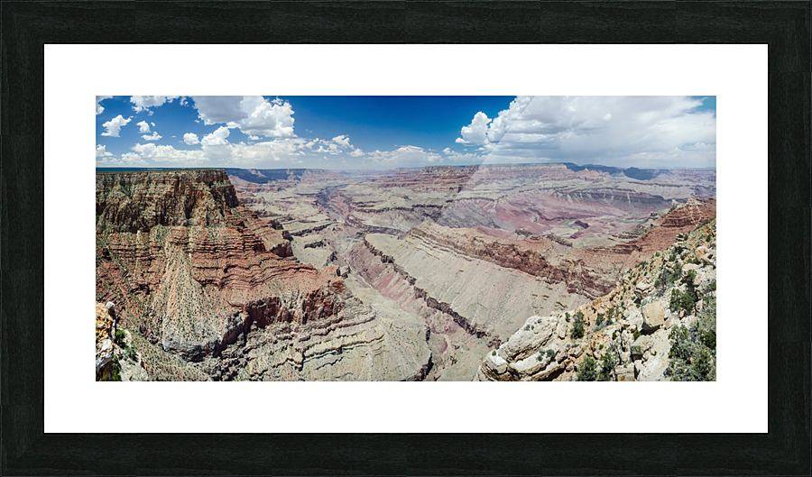 Panorama shot of the Grand Canyon USA Picture Frame print
