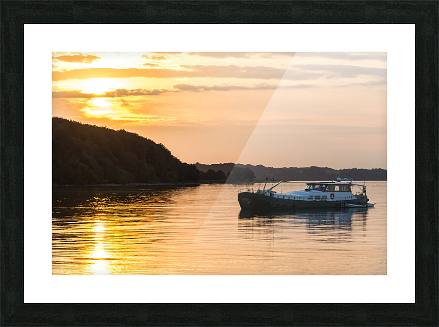 Houseboat Picture Frame print