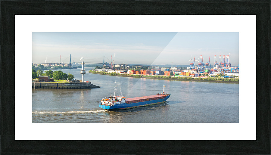 Harbor Panorama Picture Frame print