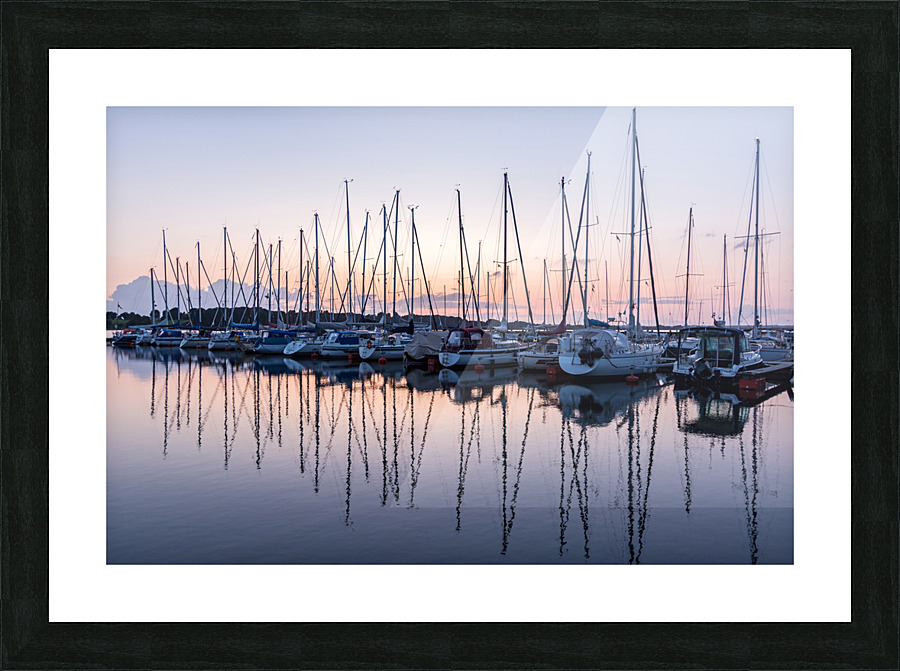 Sailing Reflection Picture Frame print