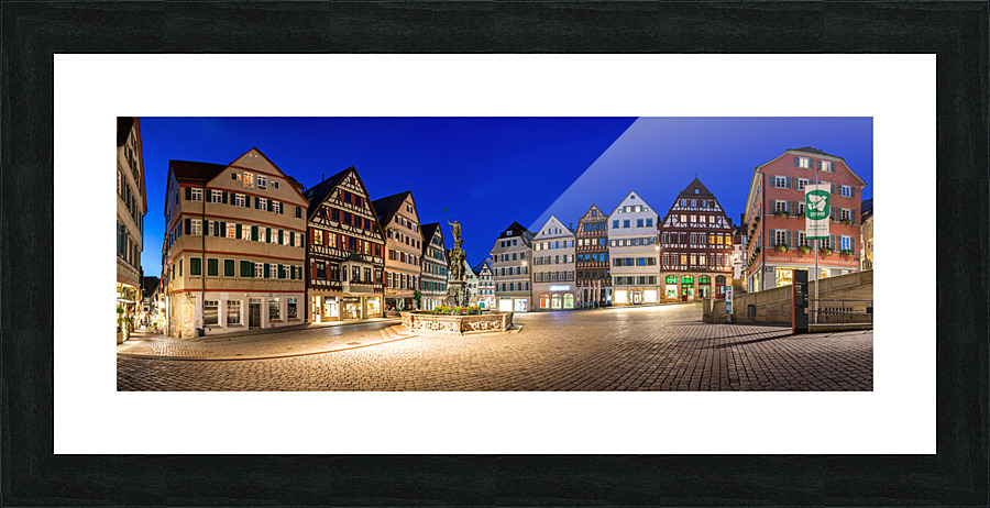 German Oldtown Tubingen Picture Frame print