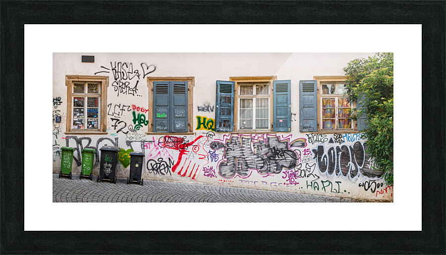 Grafitti Picture Frame print